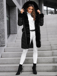 Chaqueta de mujer negra OZONEE JS/5M3156/392