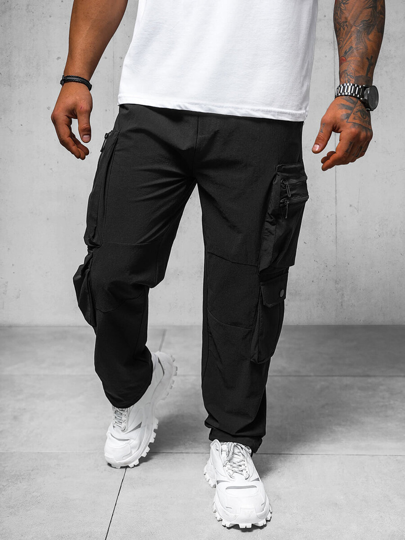 Pantalón de hombre negros OZONEE O/PS5527