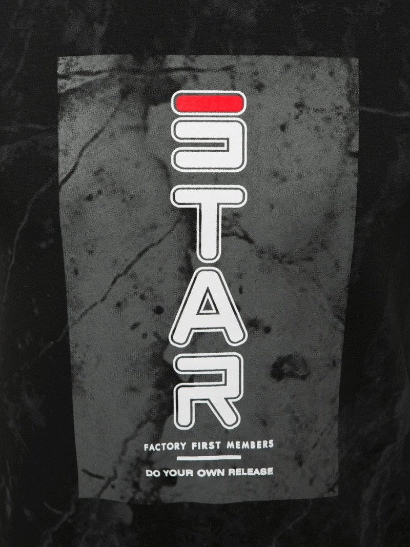 Camiseta de hombre negra OZONEE JS/SS10927