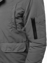 Chaqueta de hombre gris OZONEE JS/2019005
