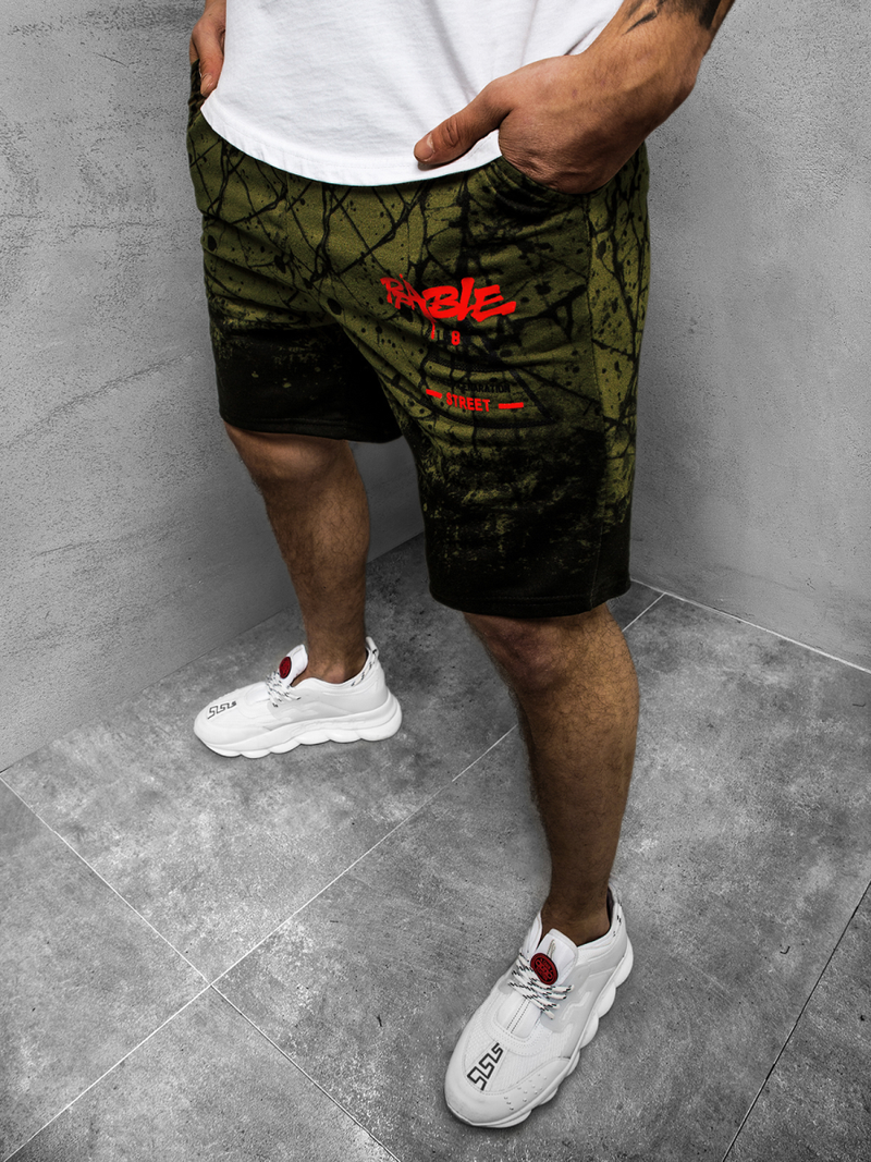 Pantalón corto de hombre verde JS/KK300162Z