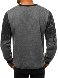 Sudadera de hombre negra OZONEE JS/22053Z