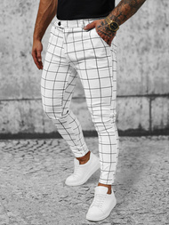 Pantalón chino de hombre blancos OZONEE O/P4009