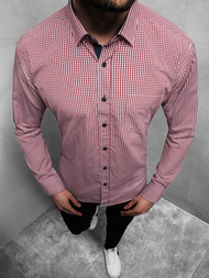 Camisa de hombre roja OZONEE B/K58Z