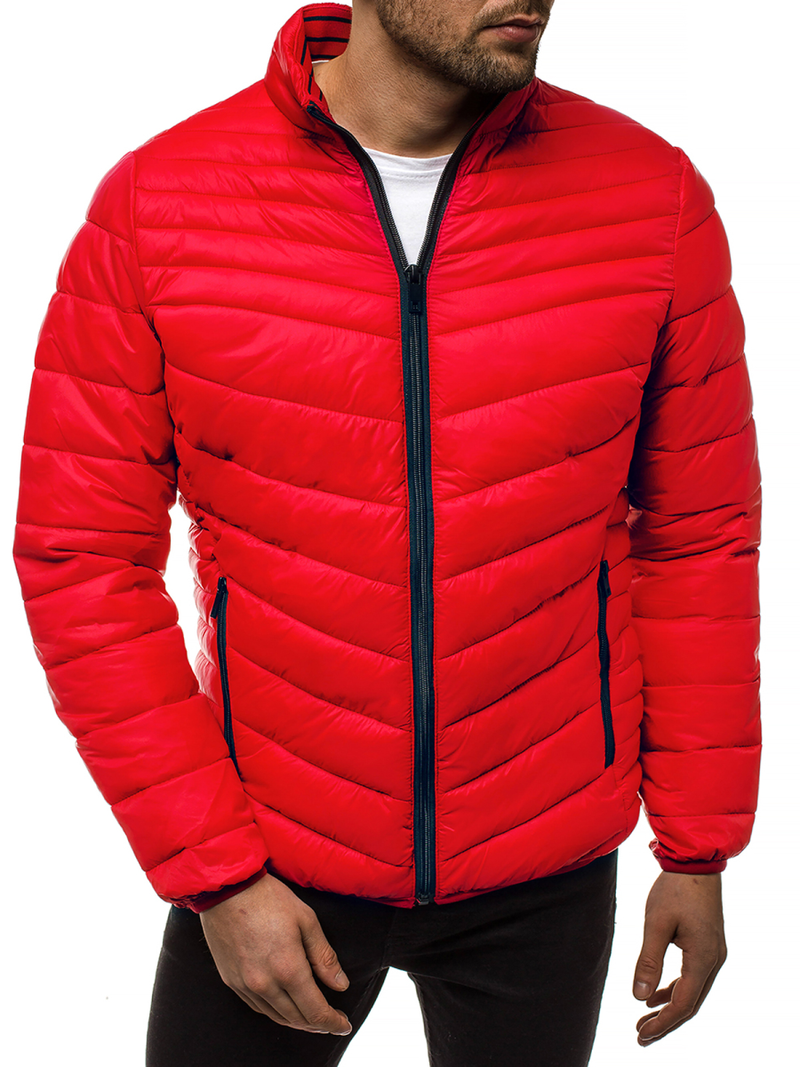 Chaqueta de hombre roja OZONEE JB/JP1137Z