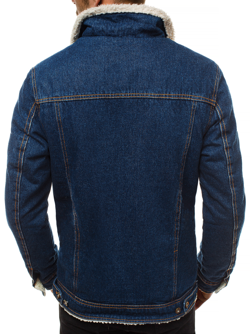 Chaqueta vaquera de hombre azul OZONEE JB/JP1109