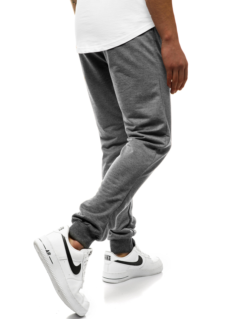 Pantalón de chándal de hombre gris oscuro JS/XW005S