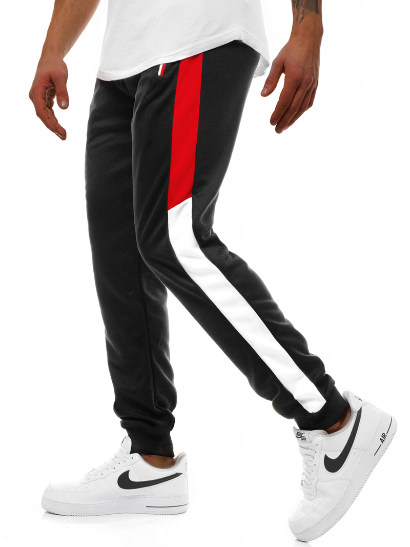 Pantalón de chándal de hombre negras OZONEE JS/JZ11027