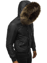 Chaqueta de hombre negra OZONEE O/99123