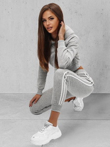 Conjunto de chándal de dos piezas gris ZONEE JS/8C67/2Z