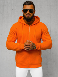 Sudadera de hombre naranja OZONEE JS/2008Z
