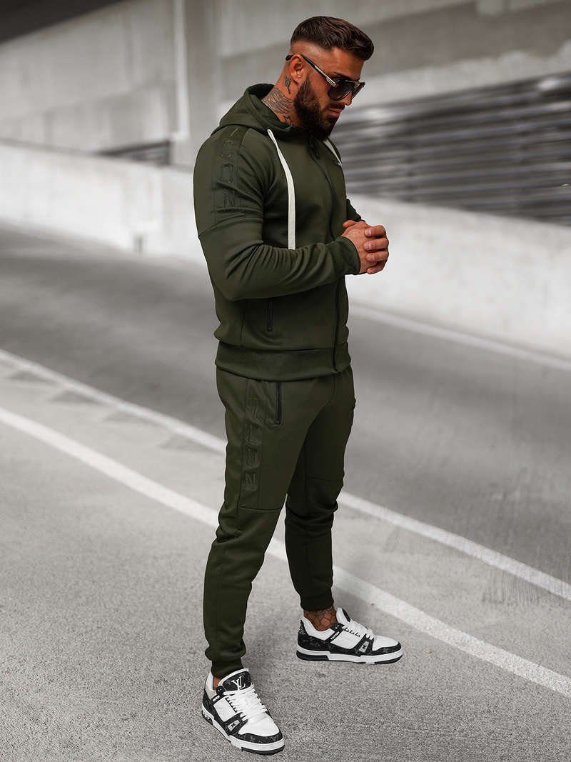 Chándal de hombre caqui OZONEE O/LN11760