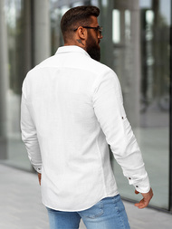 Camisa de hombre blanca OZONEE O/V143