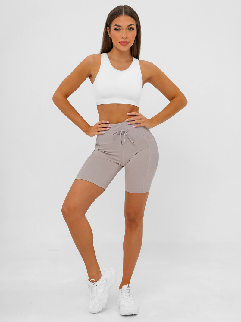 Leggins mujer cortos moca OZONEE JS/XY24026S