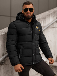 Chaqueta de hombre negra OZONEE JS/57M7503/392Z