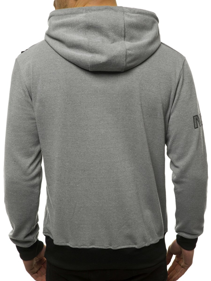 Sudadera de hombre gris OZONEE JS/DD20131