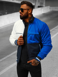 Chaqueta de hombre azul marino OZONEE JS/84M3003/215