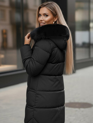 Chaqueta de mujer negra OZONEE JS/16M9099/392Z