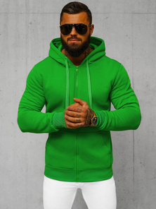 Sudadera de hombre verde OZONEE JS/2008Z