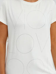 Camiseta de mujer blanco OZONEE JS/YJ77841