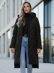 Chaqueta de mujer negra OZONEE JS/5M3168/392Z