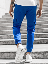 Pantalón jogger de hombre azul OZONEE DJ/5580