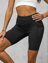Leggins mujer cortos negros OZONEE JS/XY24004S