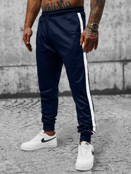 Pantalón de chándal de hombre azul marino OZONEE JS/8K166