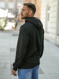 Sudadera de hombre negra OZONEE JS/8B1735/3