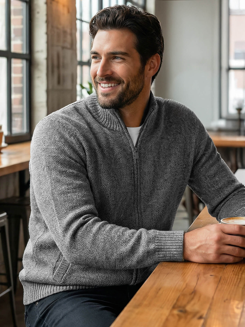 Jersey de hombre grafito OZONEE JS/59B3611/5