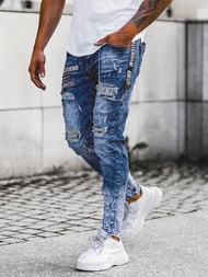 Vaqueros de hombre azul OZONEE O/E7752B
