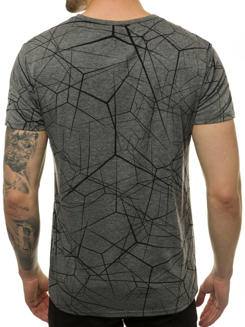 Camiseta de hombre grafita OZONEE JS/SS10935