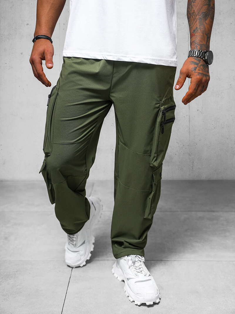 Pantalón de hombre caqui OZONEE O/PS5527