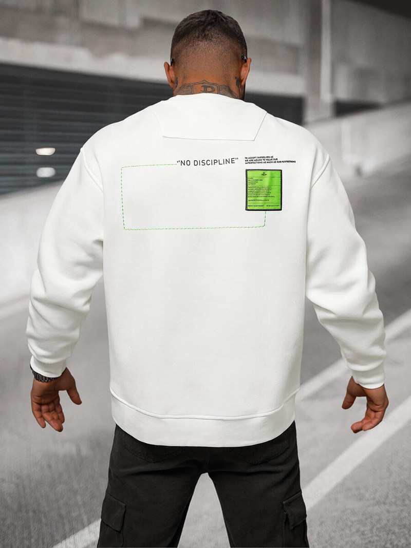 Sudadera de blanca OZONEE O/SWE23022