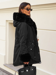 Chaqueta de mujer en negra OZONEE JS/16M9062/392Z