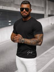 Camiseta de hombre negras OZONEE O/L1192