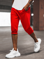 Pantalón corto de hombre rojo OZONEE JS/XW07/18Z