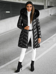 Chaqueta de mujer negro OZONEE JS/16M9100/392Z