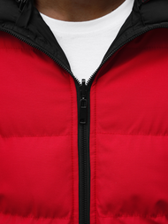 Chaqueta de hombre roja OZONEE JS/M761/270