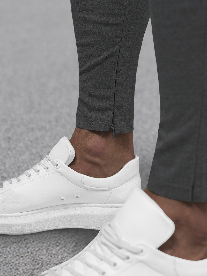 Pantalón chino de hombre grafito OZONEE DJ/3300