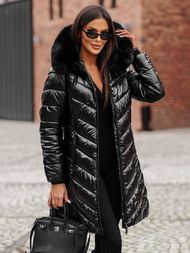 Chaqueta de mujer negro OZONEE JS/16M9100/392Z