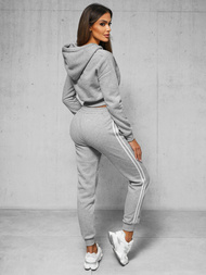 Conjunto de chándal de dos piezas gris ZONEE JS/8C67/2