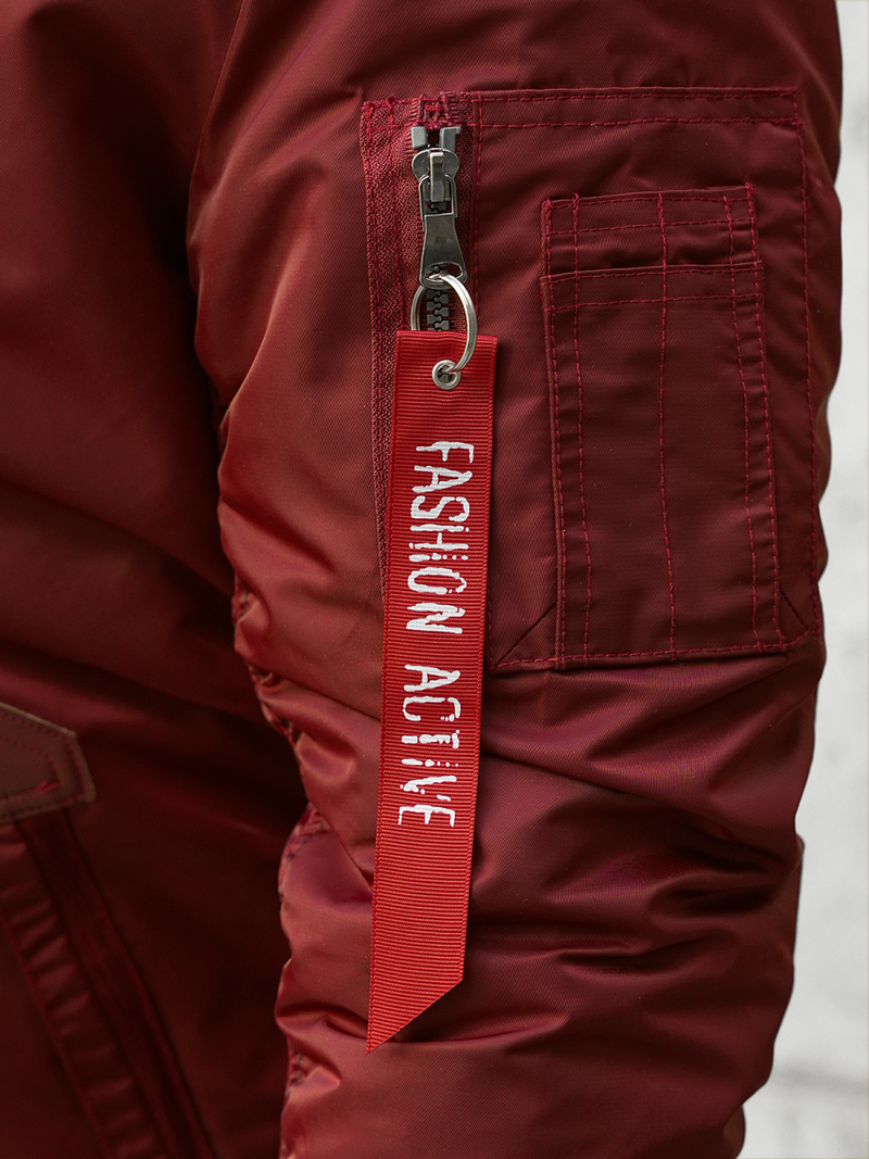 Chaqueta de hombre burdeos OZONEE O/X1026KZ