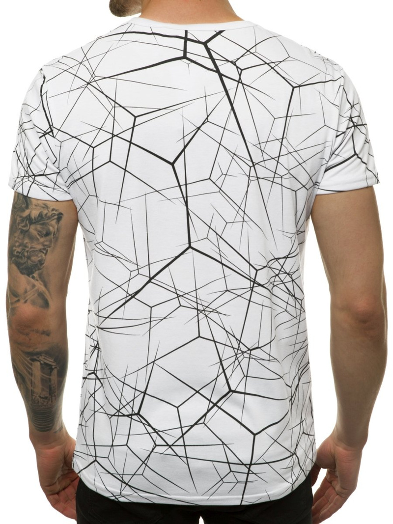 Camiseta de hombre blanca OZONEE JS/SS10935