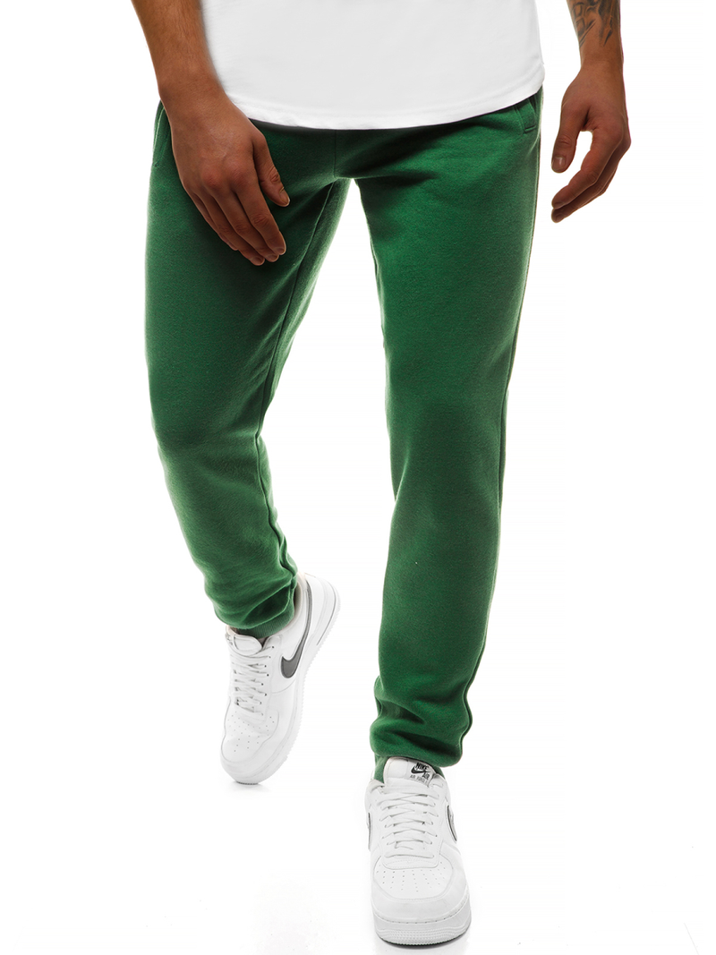 Pantalón de chándal de hombre verde MEN/CK01