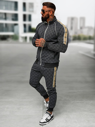 Chándal de hombre negro OZONEE O/FF5110AB