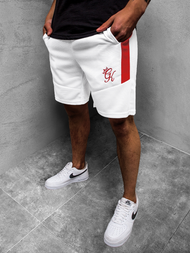 Pantalón corto de hombre blancos OZONEE JS/KS2519