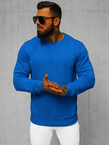 Sudadera de hombre azul OZONEE JS/2001-10Z