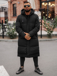 Chaqueta de hombre negra OZONEE JS/19M1290/392