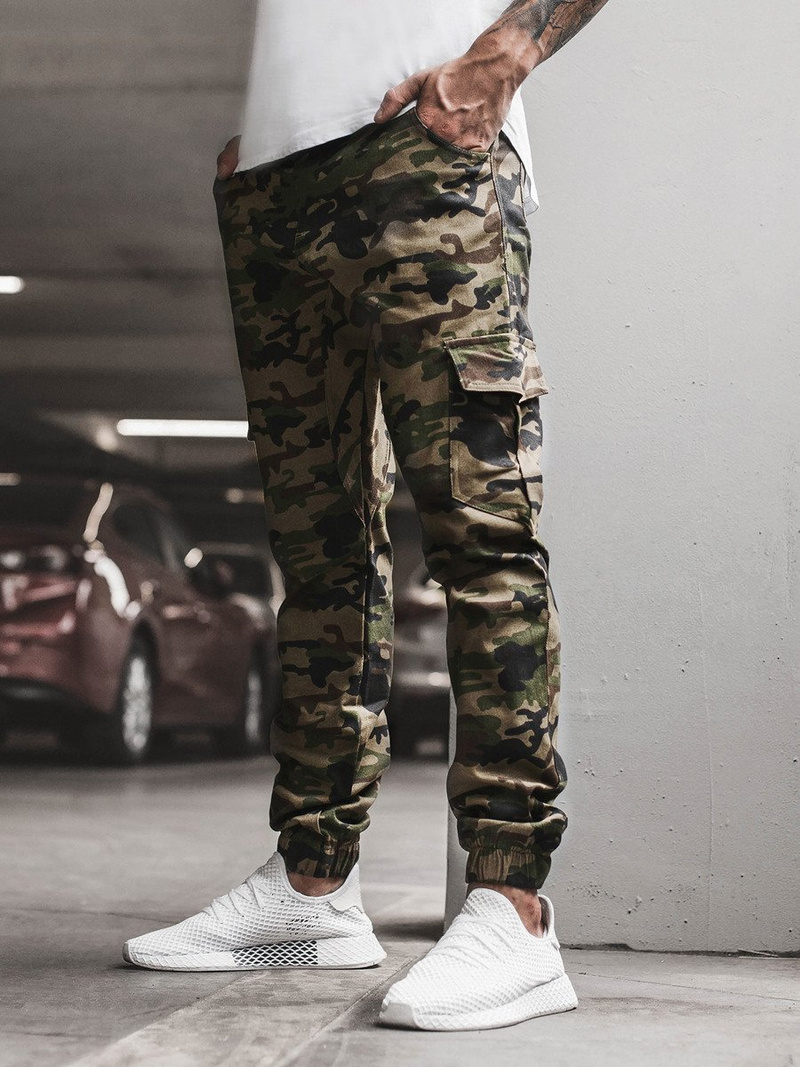 Pantalón jogger de hombre verde OZONEE A/404